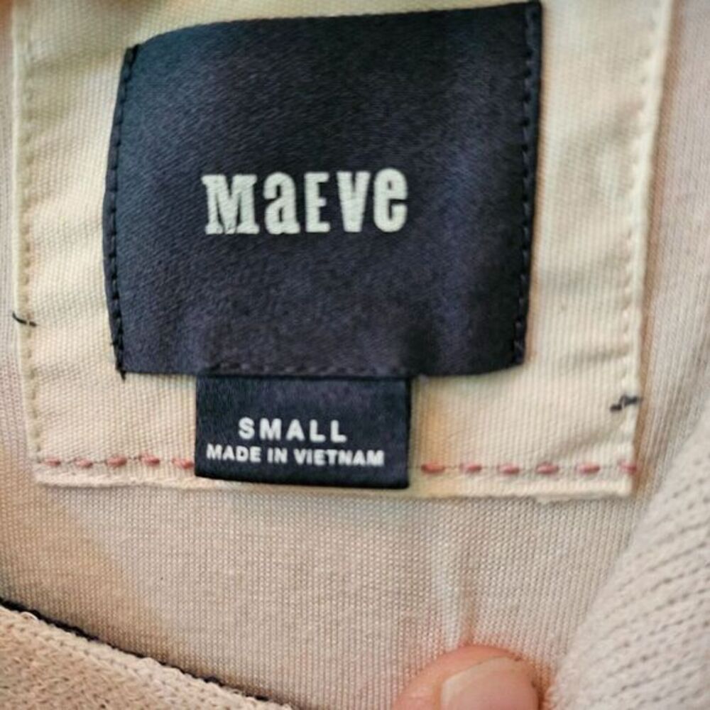 Maeve Dress Small Sweater Knit‎ Floral Swing Bell Sleeve Boho Anthropologie